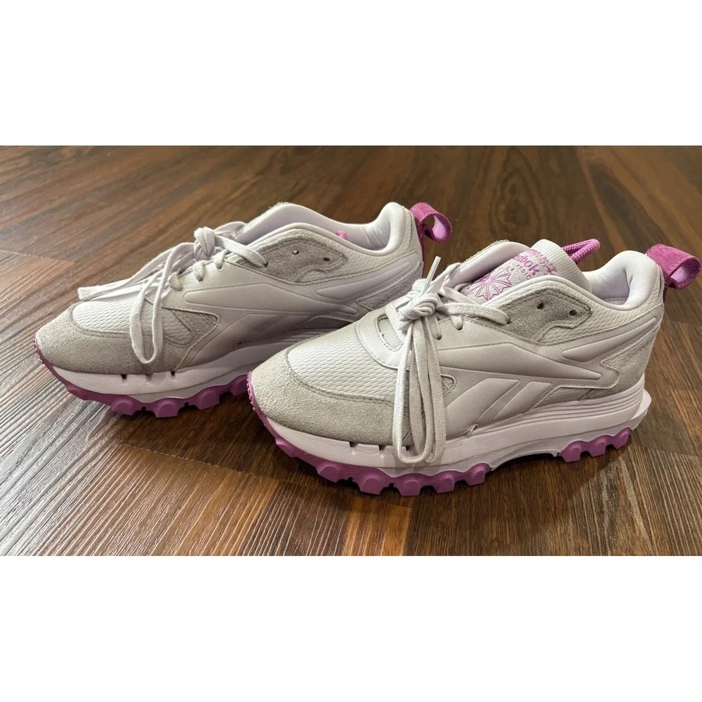 Reebok Cardi B Women's Size 7.5 Shoes Sneakers Classic Leather Ultraberry HQ6024